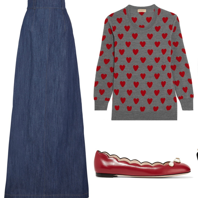 اطلالة للمحجبات الجامعيات بالتنورة الماكسي