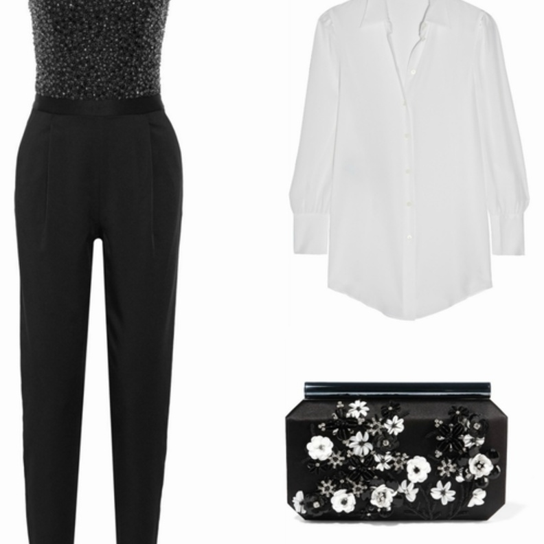 اطلالة للمحجبات في جمبسوت أسود من اليس وأوليفيا