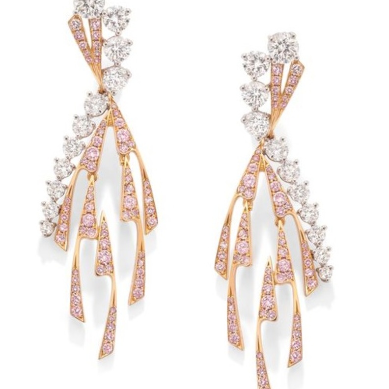 خاتم الماس وردي من غراف Graff