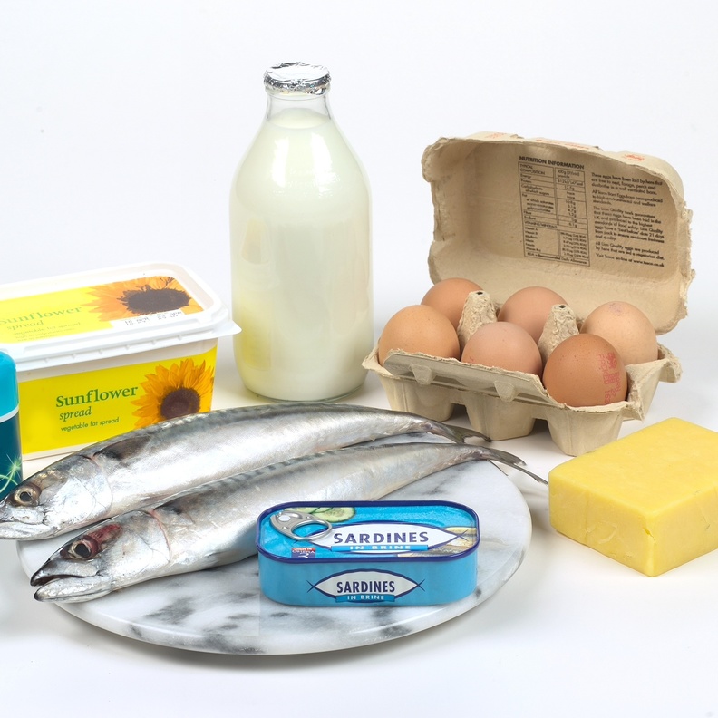 الأغذية التي تحتوي فيتامين د