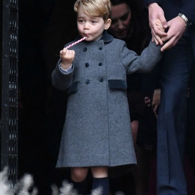 الأمير جورج أمضى عيد الميلاد بصحبة عائلة ميدلتون