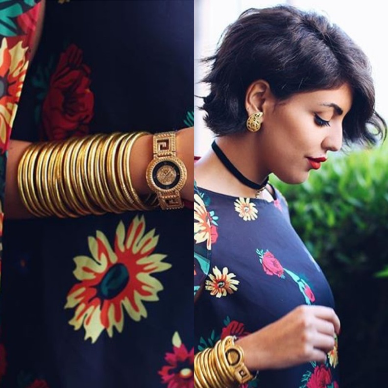 الإكسسوارات الذهبية المفضلة عند دانا الطويرش 