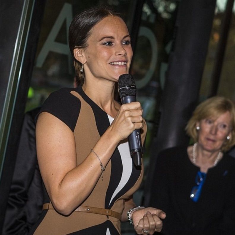 الاميرة صوفيا تاسر القلوب في اطلالة انيقة وخطاب حماسي