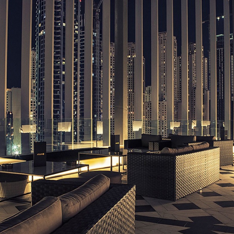 التراس في مطعم Atelier M