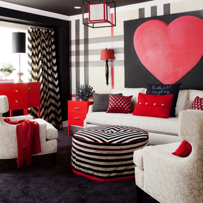 الحب ينثر ظلاله على غرف الجلوس