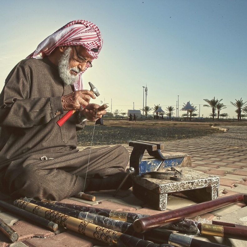 الحرفيين في سوق عكاظ