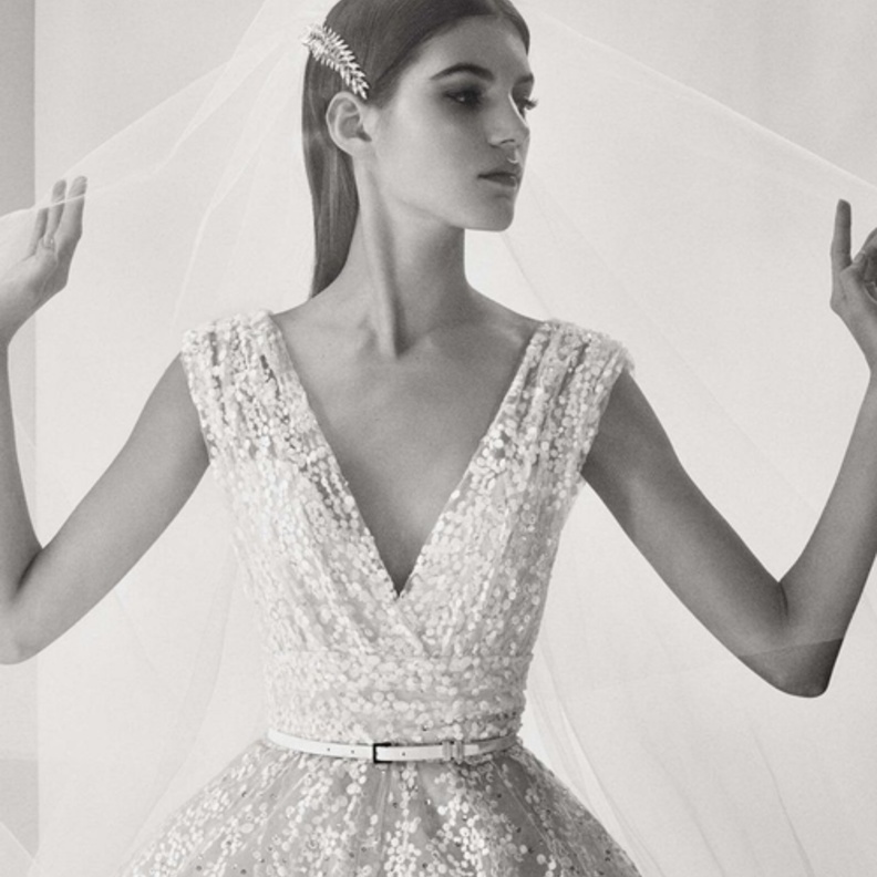 Temperley London طرحة طويلة من