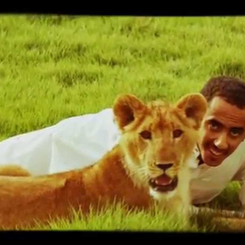 السعودي أسامة الدغيري يتحدث إلى الحيوانات