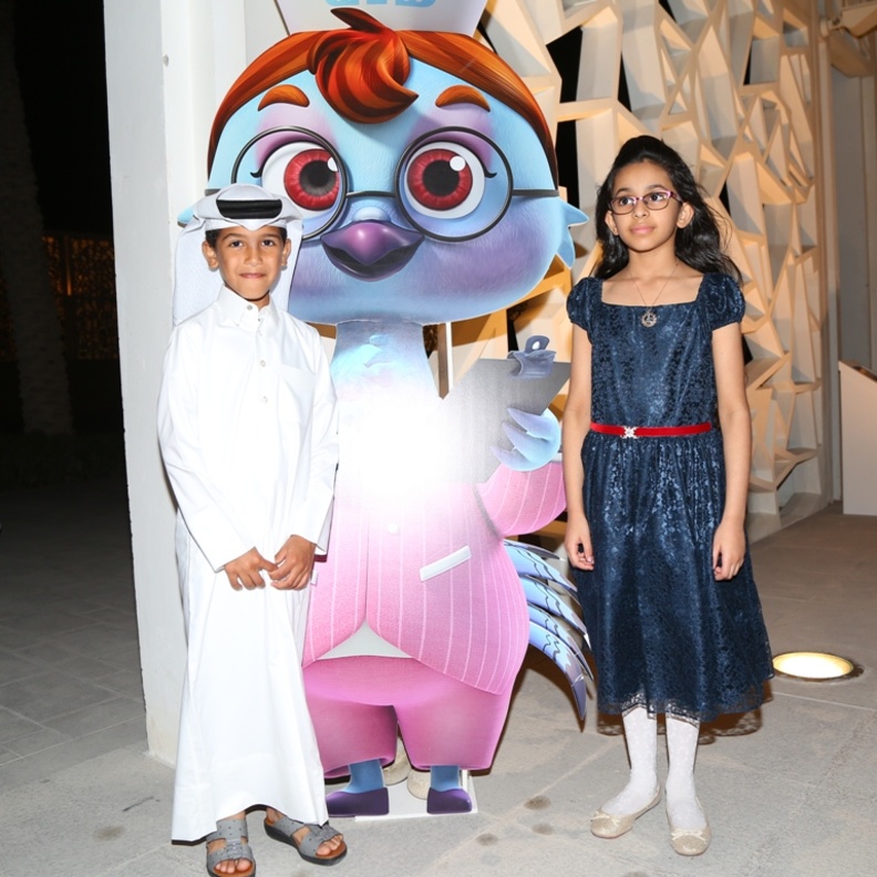 الشخصيتان الاساسيتان في المسلسل راشد ونورة