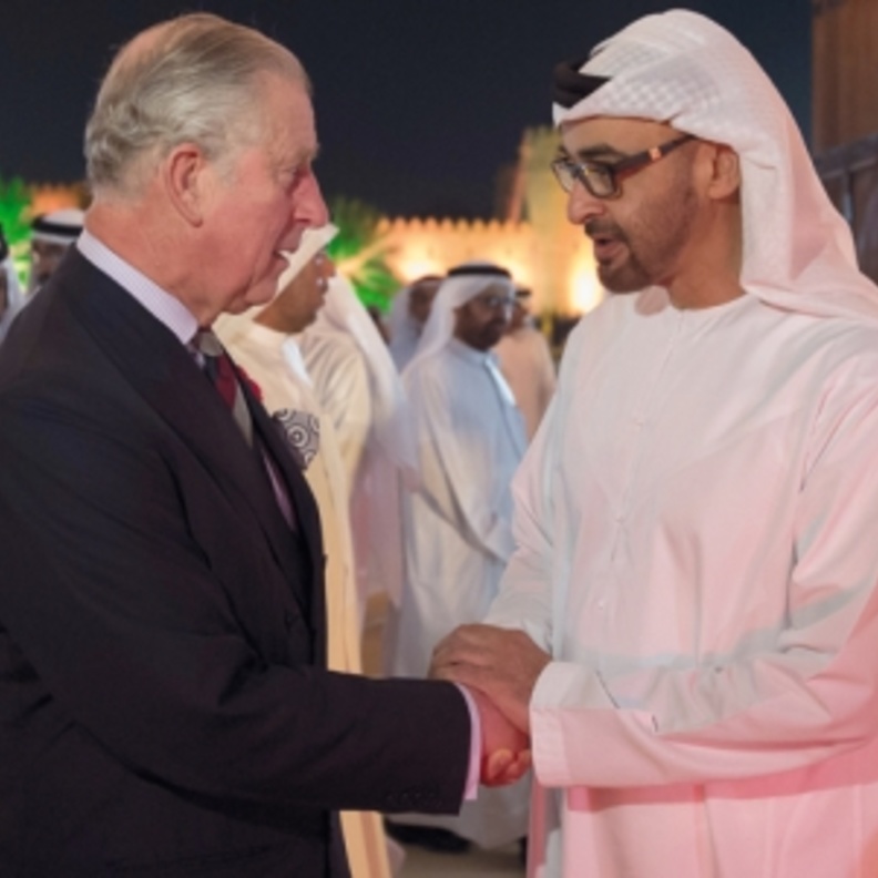 الشيخ محمد بن زايد والأمير تشارلز