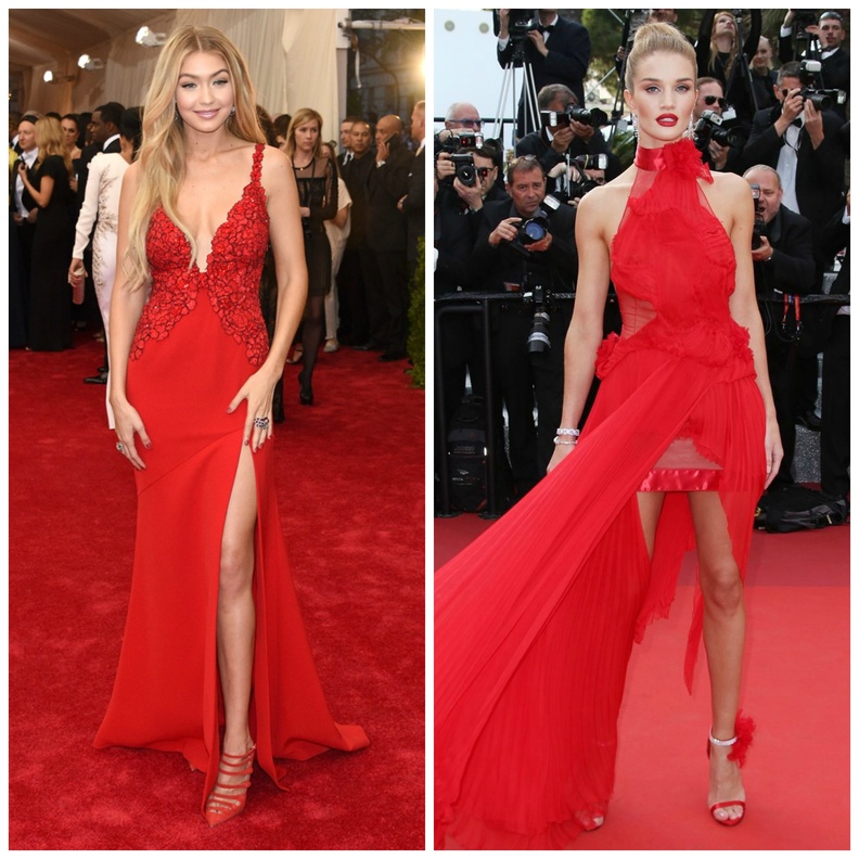 كارلي كلوس بفستان سهرة اسود بشق عالي