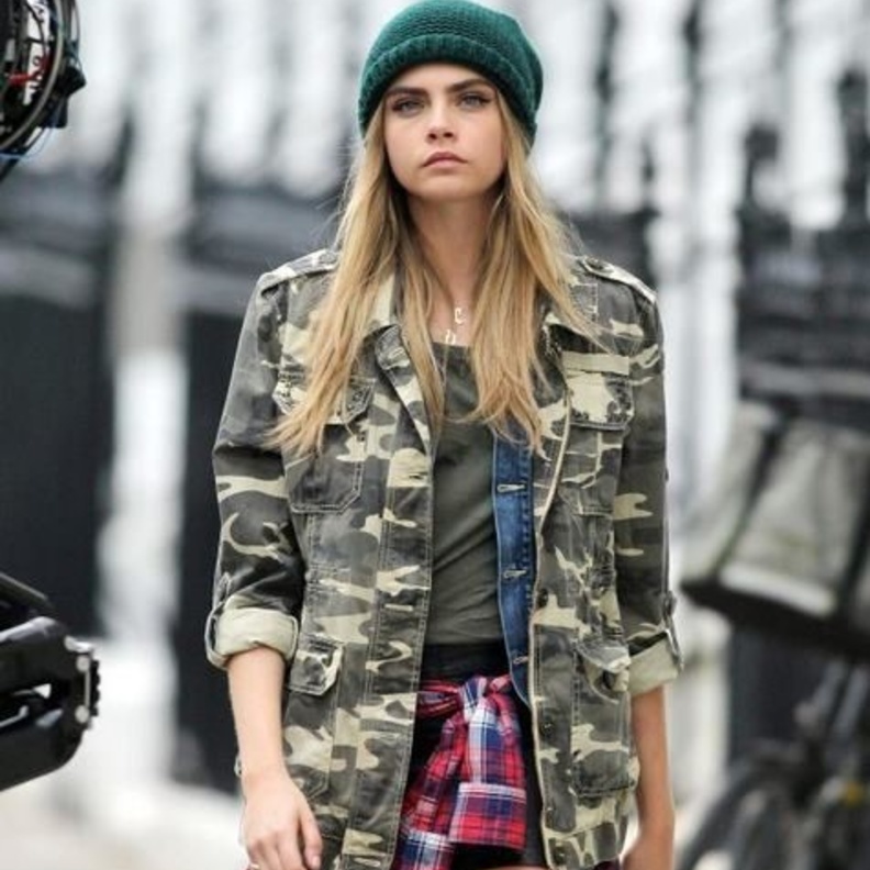 الجاكيت العسكري المموه مناسب لستايل عسكري كاجوال