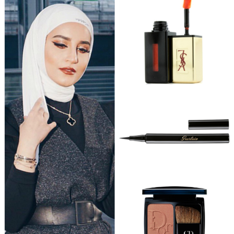 إطلالة مكياج دلال الدوب للمحجبات