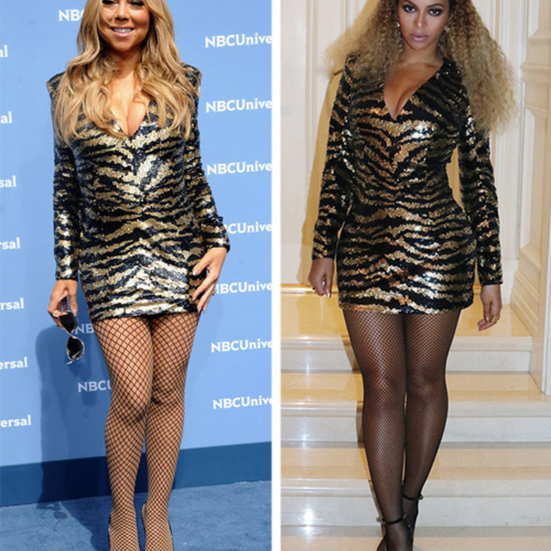 كورتني كردشيان و ليلي جيمس في توب متشابه من  Erdem