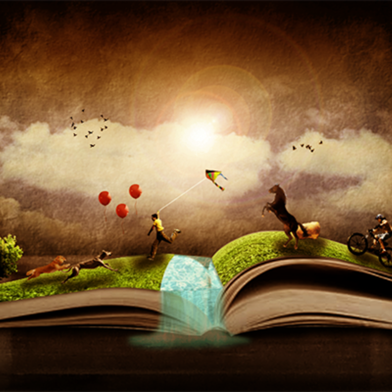 القراءه تنمي الخيال الواسع