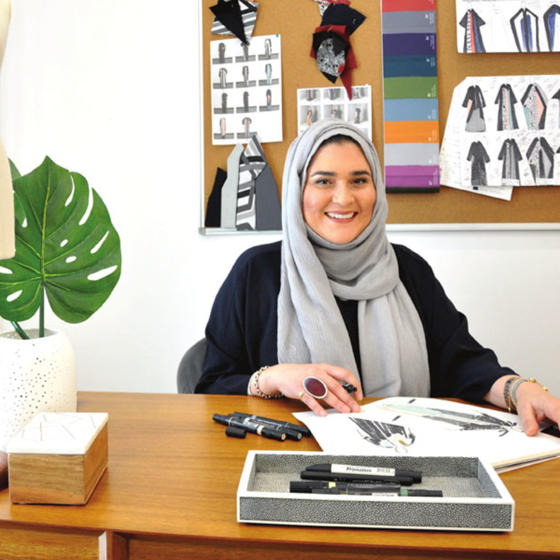 المصممة السعودية مها غلاييني