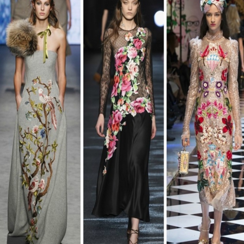 النمط العسكري لدى غوتشي، برادا، دسكوارد، ودولتشي غابانا