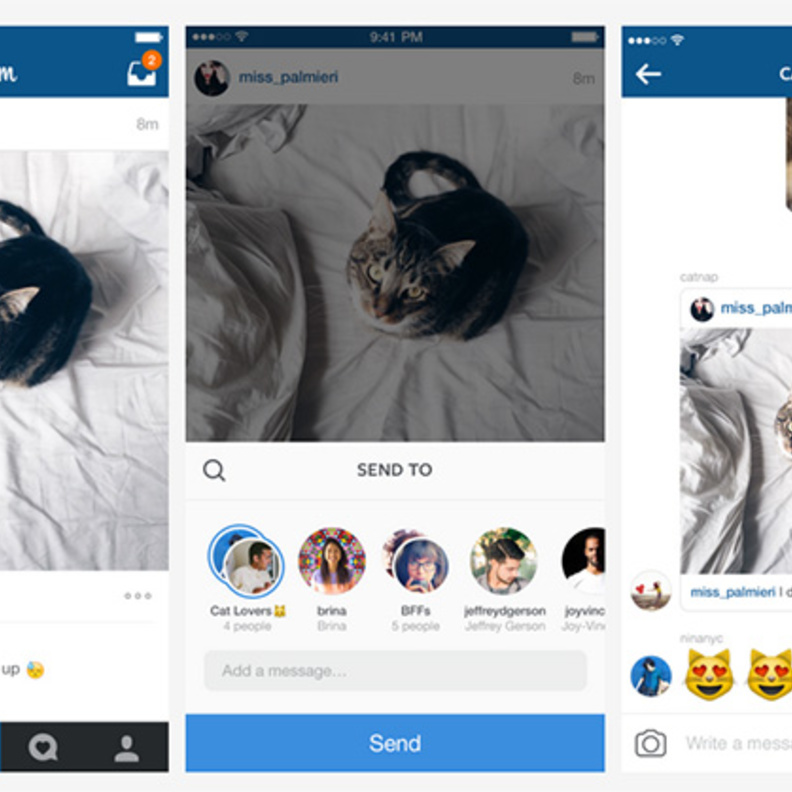 مزايا جديدة للرسائل الخاصة في إنستغرام