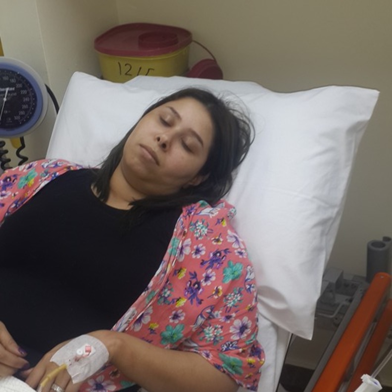 مطربة اراب ايدول في المستشفى