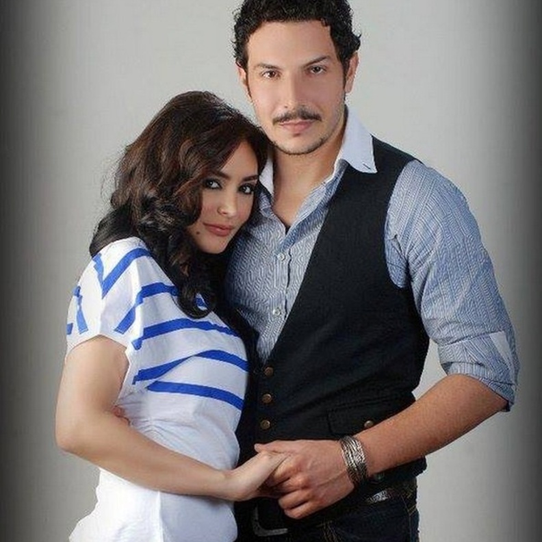 باسل خياط وزوجته