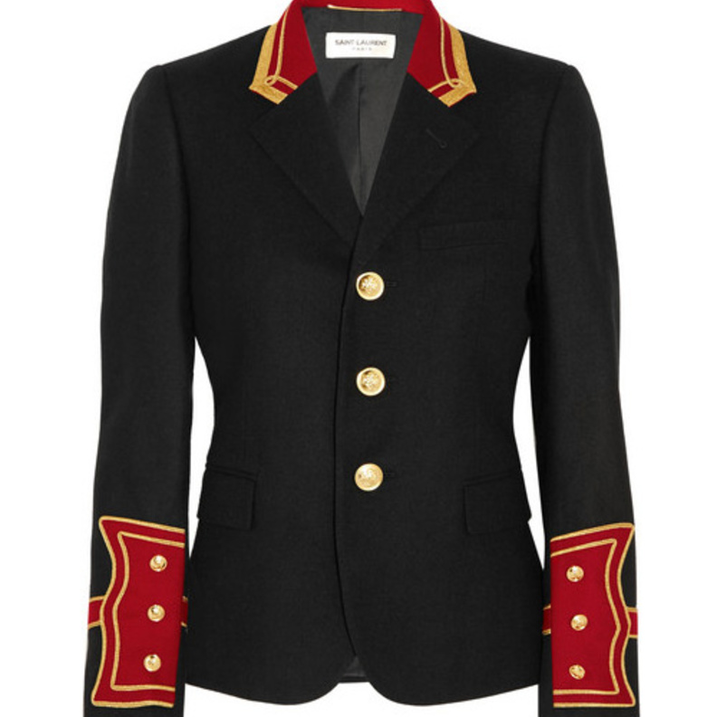بليزر متناغم بالالوان من سان لوران Saint Laurent