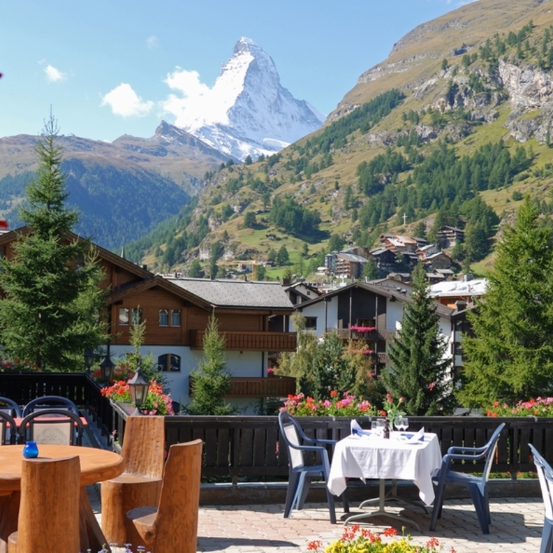 بلدة زيرمات في سويسرا