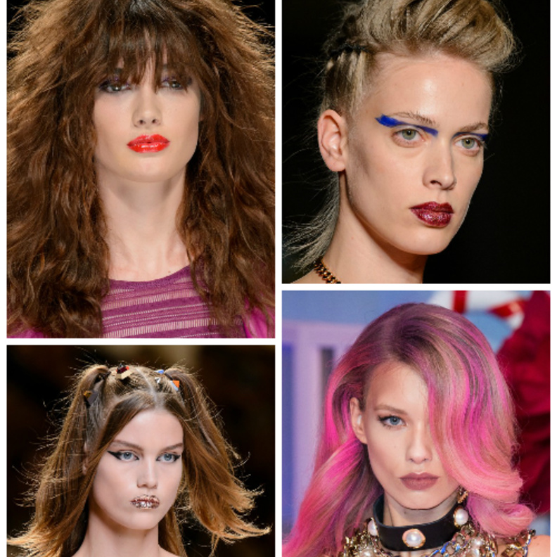 تسريحات شعر جنونية في عروض ميلان لربيع وصيف 2017