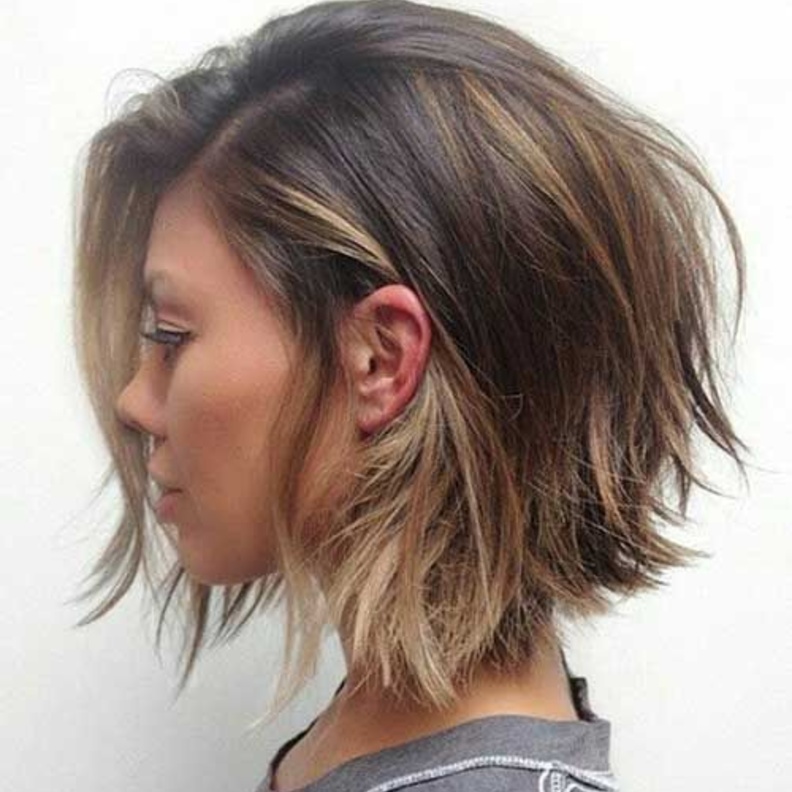 قصة الشعر القصير المتدرج