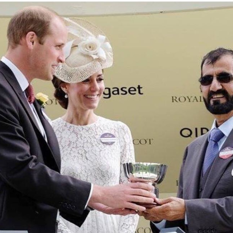 فوز الشيخ محمد بن راشد في سباق رويال اسكوت