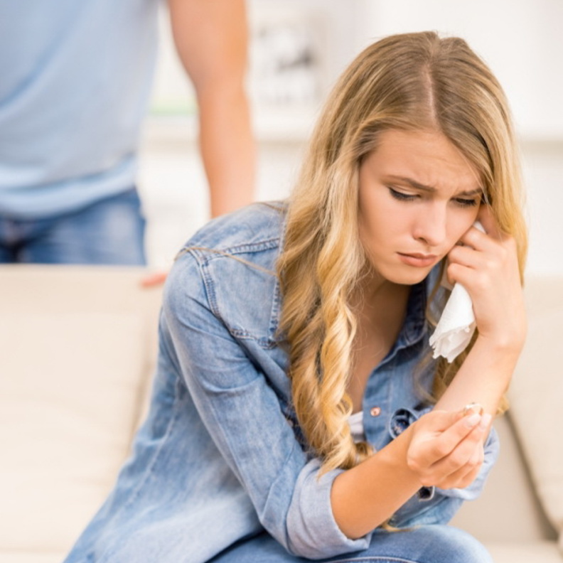 تصاب العروس بالكتئاب بعد الزفاف