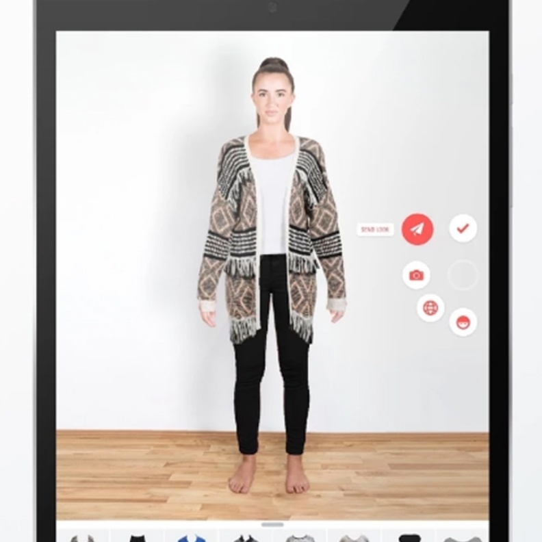 تطبيق لتجربة الملابس قبل شراؤها