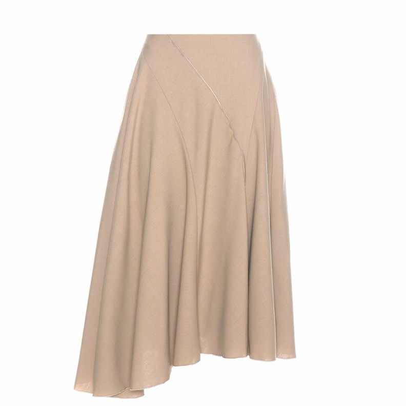 Tomas Maier تنانير باقمشة حريرية من توماس ماير