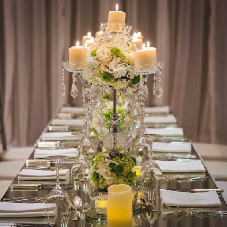 تنظيم لجانب من بوفيه حفل زفاف من غادة مغربي