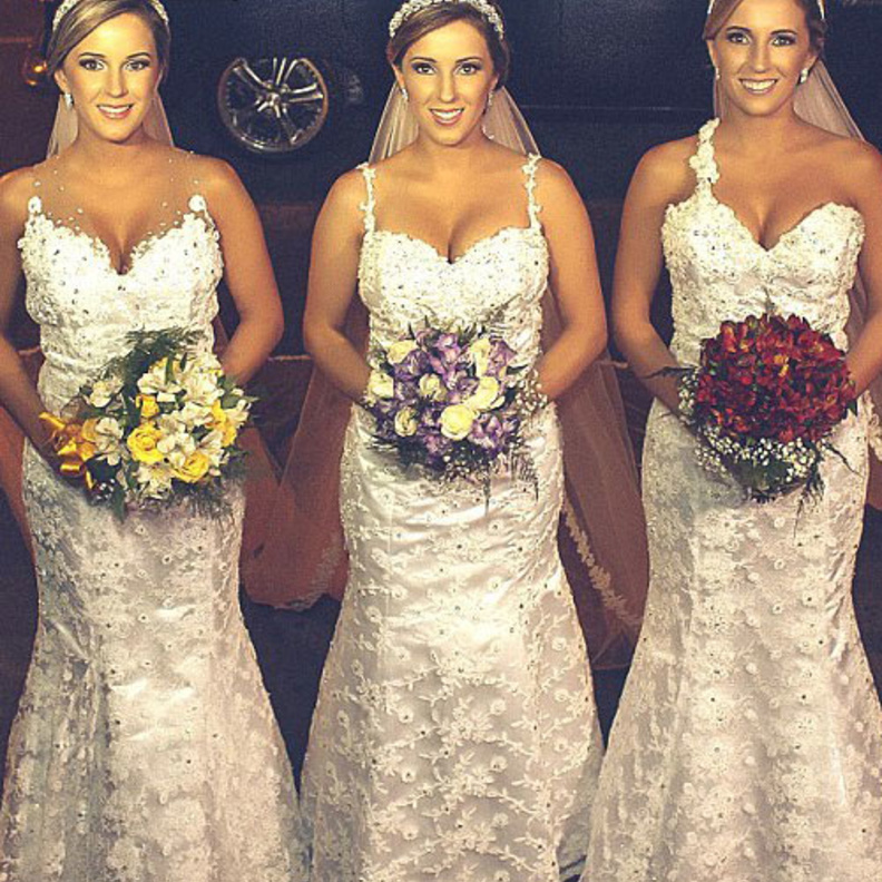  ثلاثي توأم برازيليات... عرائس