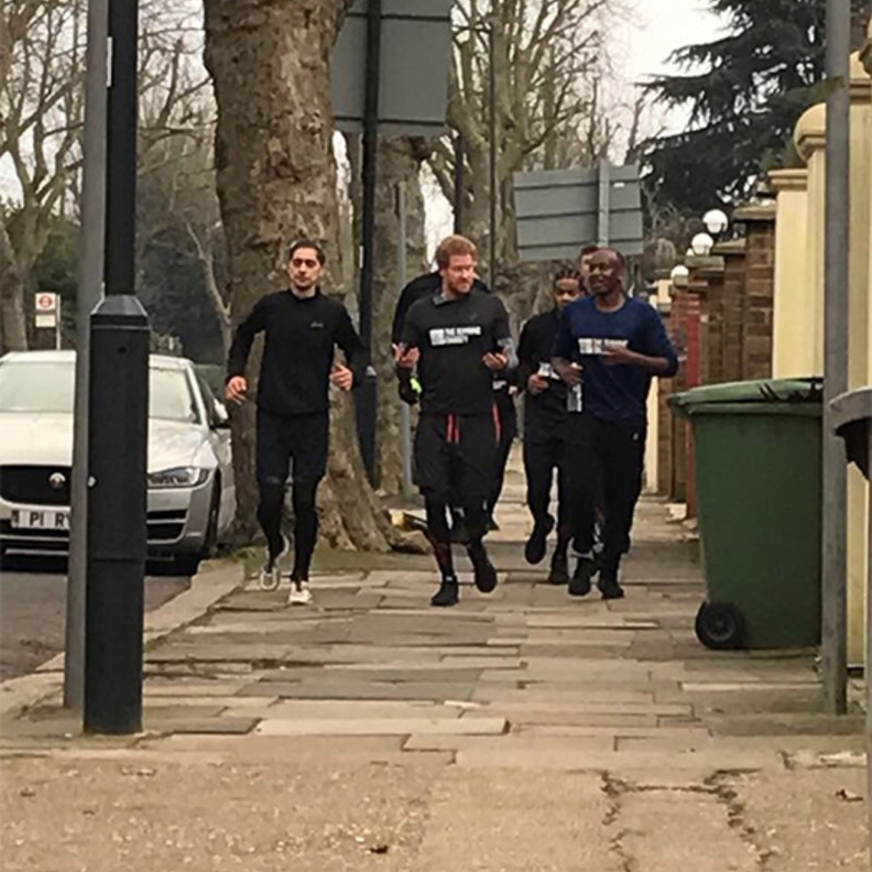 جري الأمير هاري كان لهدف إنساني