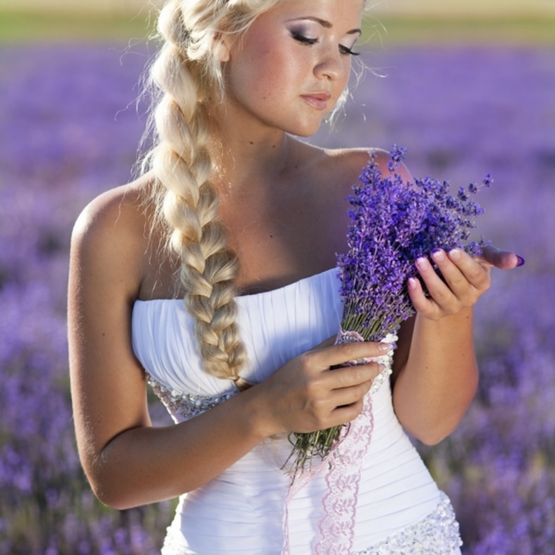  جمال العروس ورقة اللافندر