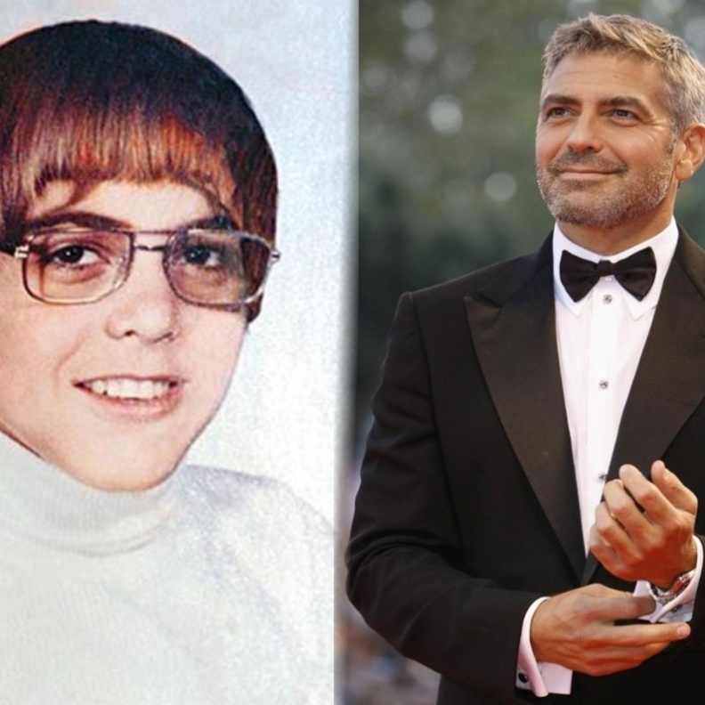 جورج كلوني لك ان تتخيل !