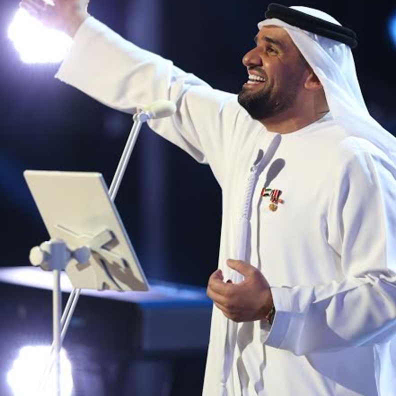 حسين الجسمي يستقبل العام الجديد في أبو ظبي