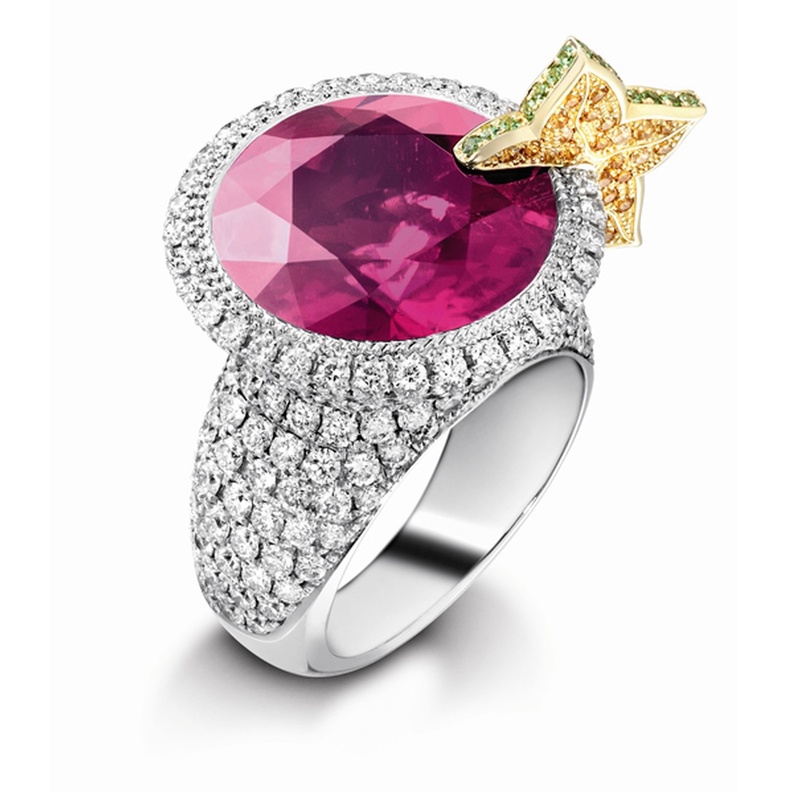 خاتم بياجيه ماس وروبليت بتصميم عصري