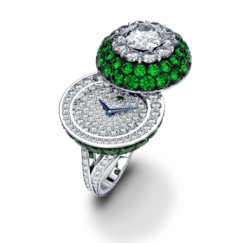 خاتم غراف ماس وزمرد