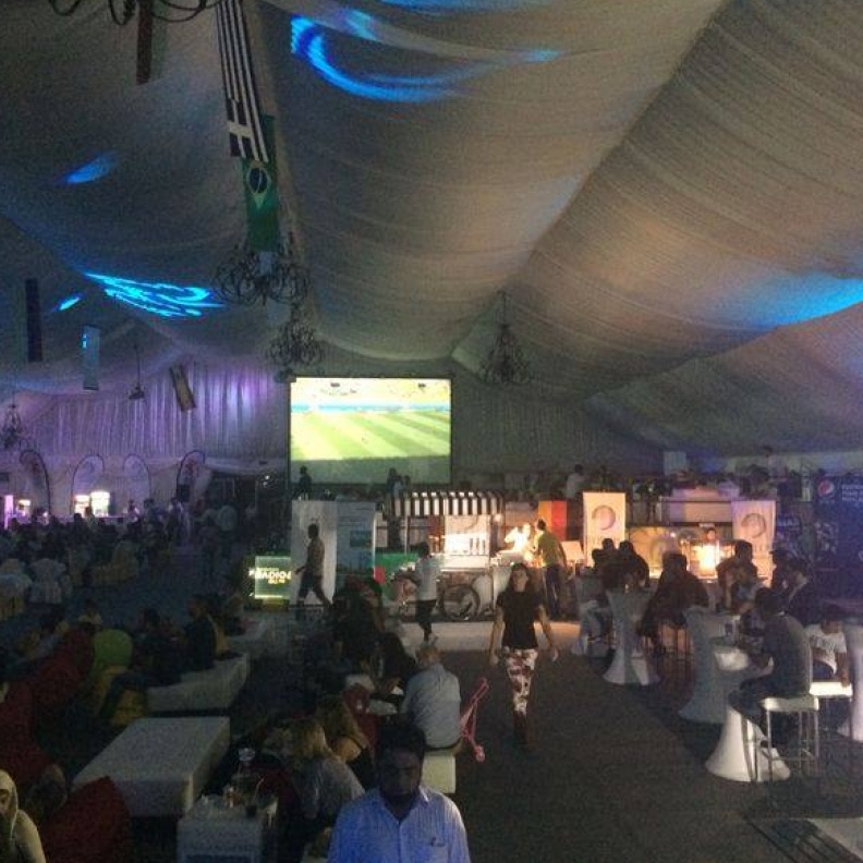  خيمة ميموريزإيفنتز في مدينة دبي للإعلام