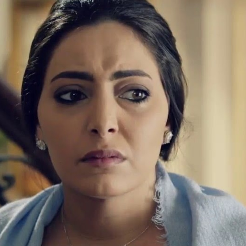 فاطمة الصفي باكية في مسلسل ساق البامبو