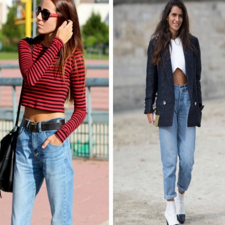 التوب القصيرة من الأكثر رواجاً استوحي من موضة الثمانينات أجمل الاطلالات بها