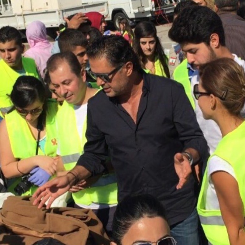  راغب علامة يشارك في حملة دفى