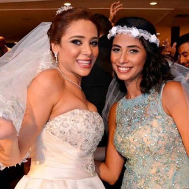 روبي في زفاف شقيقتها كوكي في اغسطس من العام قبل الماضي