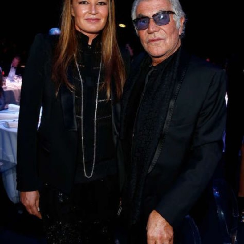 روبيرتو كافالي مع زوجته إيفا