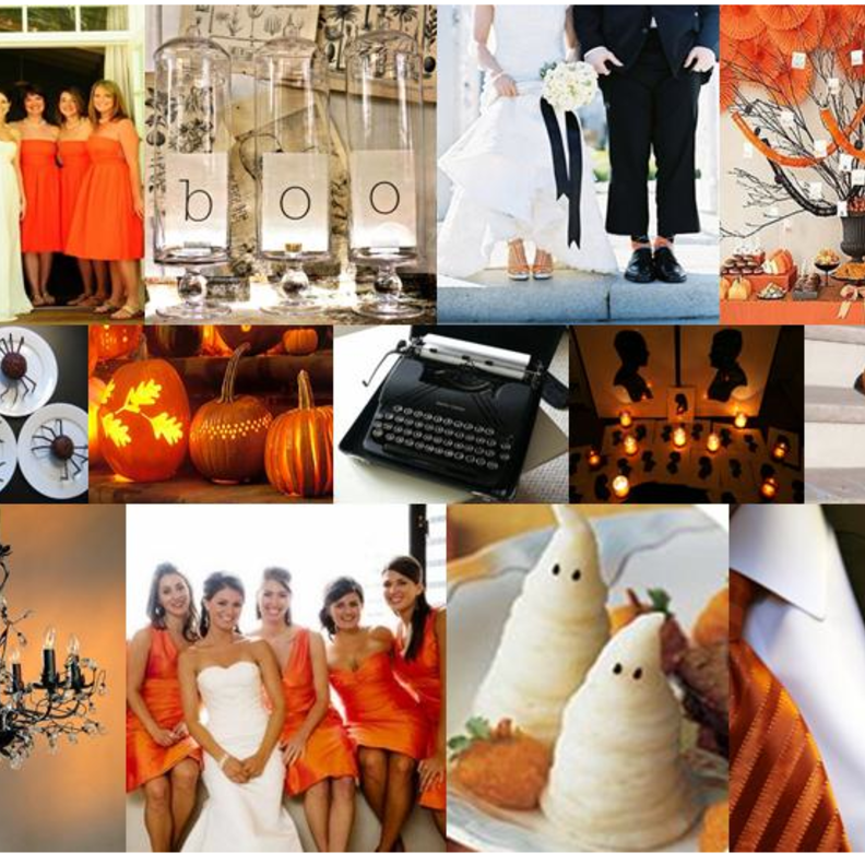  زفاف كلاسيكي بحلة الهالوين