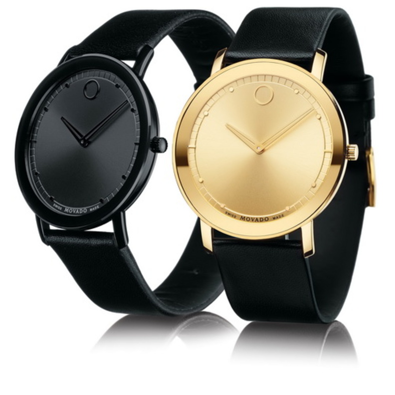 ساعات جلد من Movado Sapphire