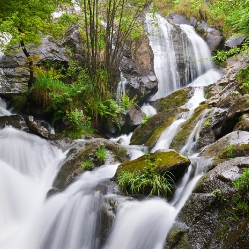 سان Paio الشلال. كاربالو، لاكورونيا