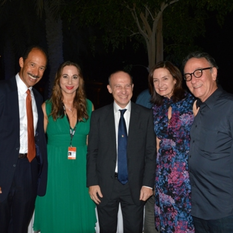 سفير إيطاليا وسفير أمريكا ود.أليساندرا